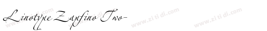 LinotypeZapfino Two字体转换